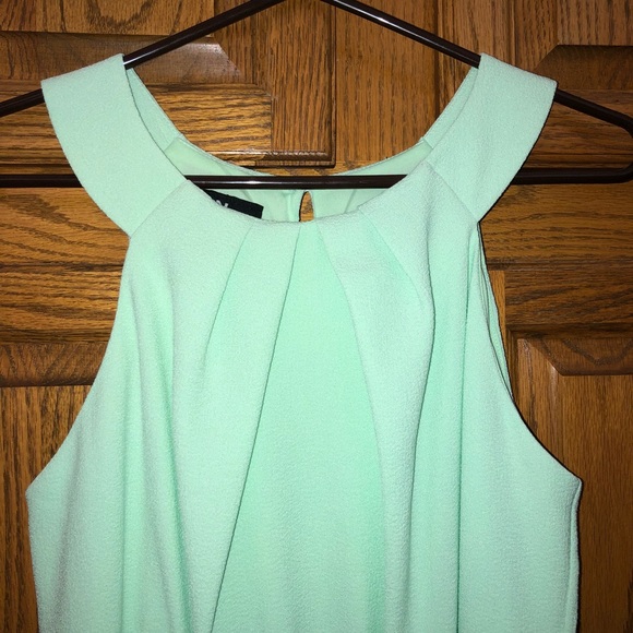 Classy Mint High Neck Dress! - Picture 2 of 6
